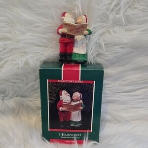 Holiday Duet Handcrafted Ornament Dated 1989 Collector's Series